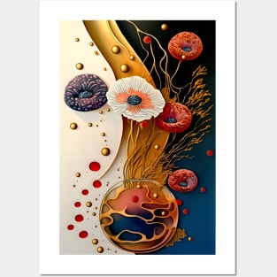 Poppies in a Vase Posters and Art